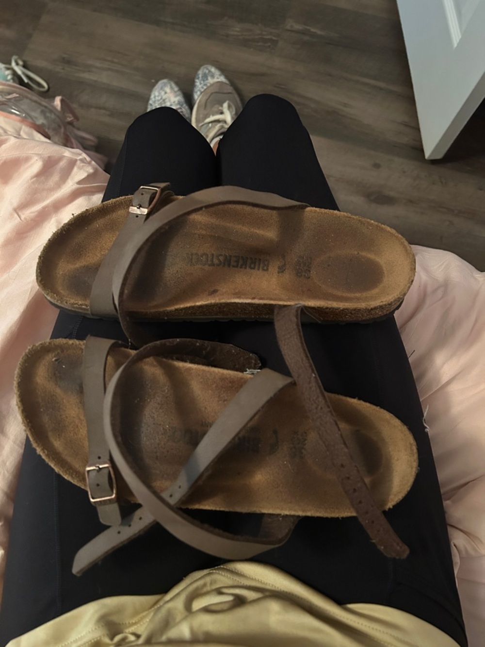 Brown Women's Strappy Birkenstocks